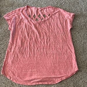 About sleeve shirt with back design